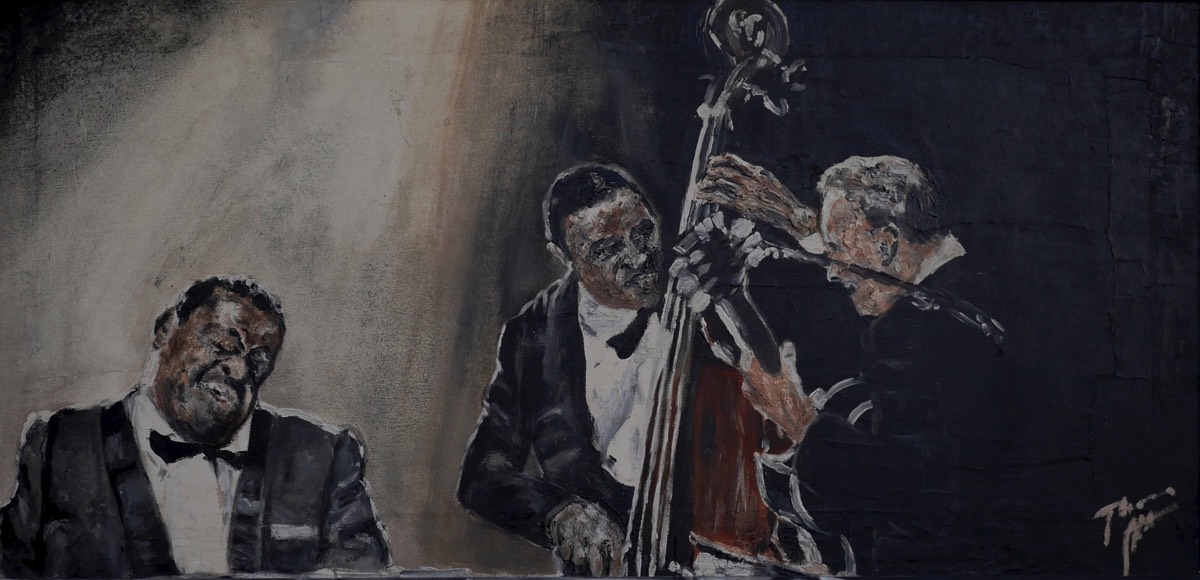 Oscar Peterson Trio 135 x 64 cm, ca 1968/ 69