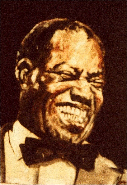 Louis Armstrong, ca 55 x 70 cm, ca 1969