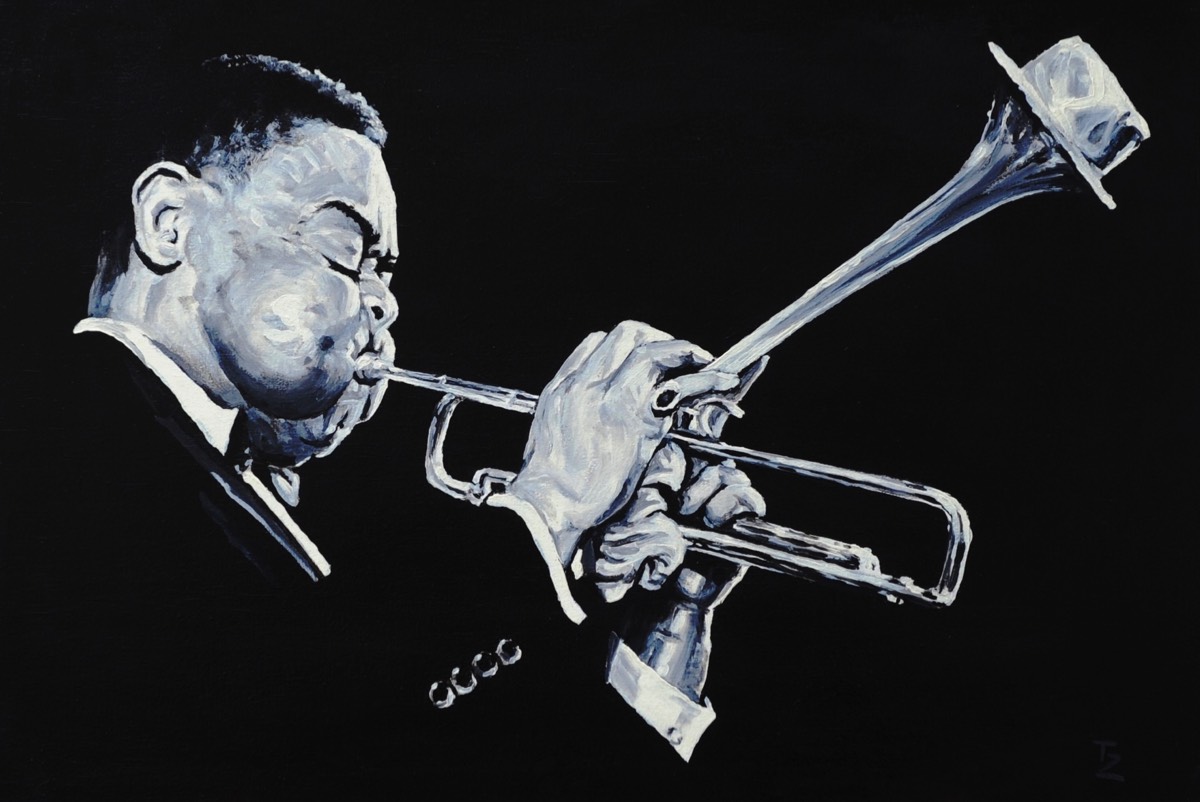 Dizzy Gillespie, 66 x 45 cm, 2005