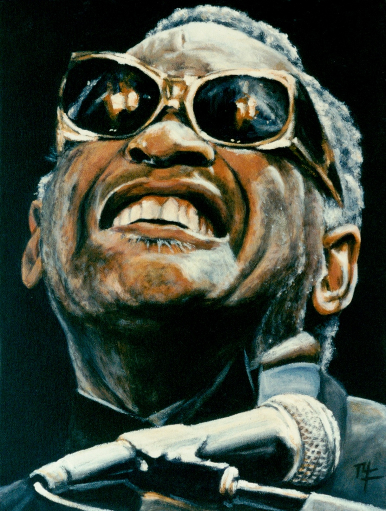 Ray Charles, 60 x 80 cm, 1996