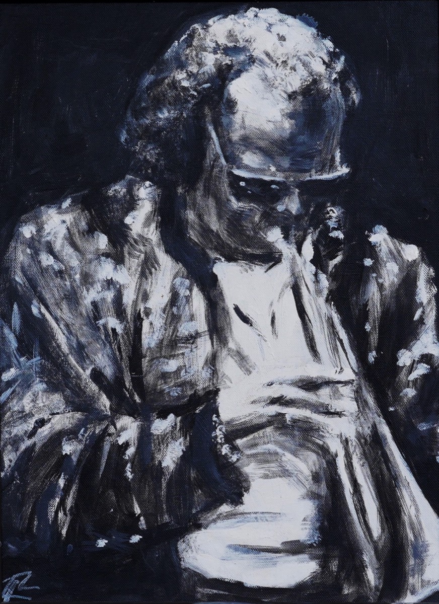 Miles Davis, 30 x 40 cm, 1996
