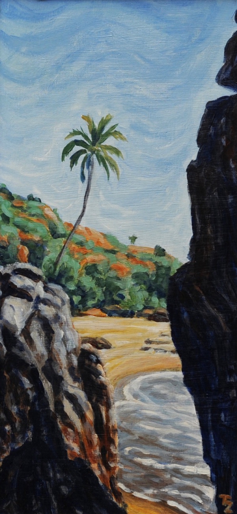 1 Palm tree, Queri Beach, 1998